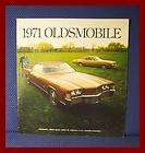 1971 OLDSMOBILE Automobile PRESTIGE Sales Brochure   Ne