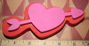 LARGE Heart Valentines Day LOVE Foam Craft STAMP NEW  