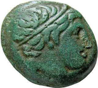 Ancient Greek Coin of Philip II King of Macedon AE19  