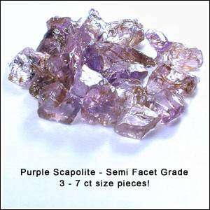 Very Rare Purple Scapolite Facet Rough  