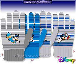 Disney MICKY MAUS Mickey Mouse HANDSCHUHE FINGERHANDSCHUHE Blau 