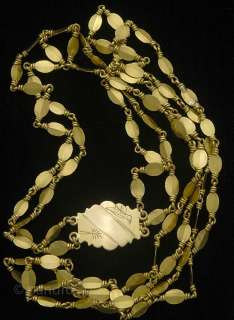   20K gold handmade necklace Tamil Nadu, South India 1900 approx.  