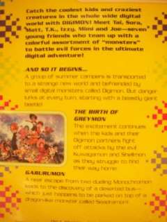 Digimon Digital Monsters Childrens VHS Tape 024543000624  