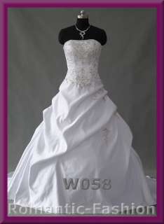 Elegantes Brautkleid; Weiß od.Creme Gr. 34 bis 54+NEU♥  