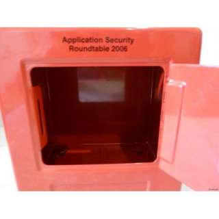 Security Vault Bank Red Safe Comes With Combination To Open The Bank