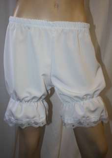 STEAMPUNK WHITE BLOOMERS SHORTS INSANITY  