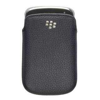 Genuine BlackBerry Bold 9900 9930 Leather Black Pocket Case (ACC 38857 