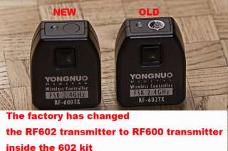   wireless flash trigger w 2 receivers for Canon 7D 5D II 1D 600D  