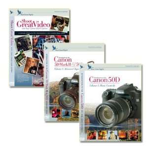  Blue Crane Digital Canon 50D DVD 3 Pack Volume 1, 2 