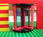   LEGO 4 Section REVOLVING DOOR 100% NEW Red Black Trans Light Blue