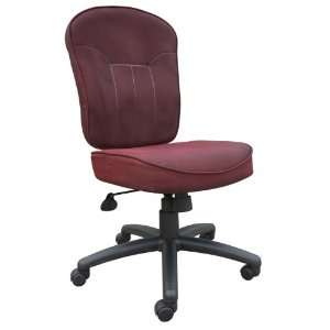    BOSS BURGUNDY FABRIC TASK CHAIR   Delivered: Office Products