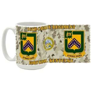 Army 16th Cavalry Regiment Coffee Mug  Kitchen 