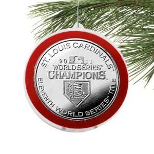   Champs Champions Silver Coin Christmas Ornament: Sports & Outdoors
