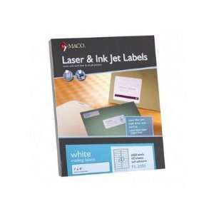  Chartpak White All Purpose Labels MACML2000 Office 