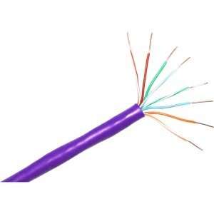 New   ClearLinks 1000FT Cat. 5E 350MHZ Purple Solid PVC 