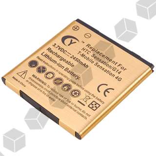 2450mAh Gold Replacement Battery for HTC SENSATION XE XL  