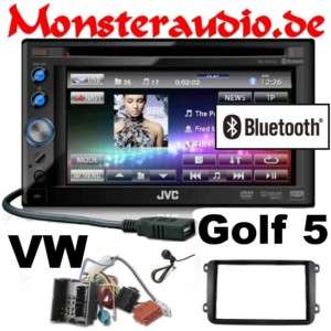 JVC Autoradio Doppel DIN USB MP3 DVD Radio VW Golf 5 V  