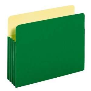 Globe Weis Colored File Pockets, 3.5 Inch Expansion, Letter Size 