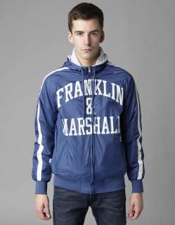FRANKLIN & MARSHALL Giacca risvoltabile blu Reversible Navy Jacket 