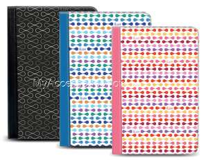 iLuv Festival Colorful Notebook Folio Case Cover for  Kindle 