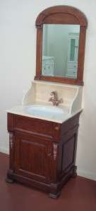 Timber Bathroom Vanity Mirror Marble Solid Oak Vanities  