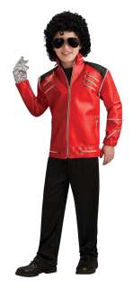 Michael Jackson Deluxe Red Zipper Jacket Child   Includes jacket. Does 