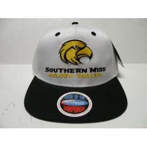  NCAA Southern Mississippi Golden Eagles White Black 2 Tone 