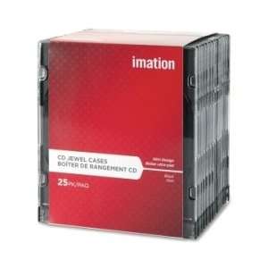  Imation CD/DVD Slim Design Jewel Case   Clear   IMN41017 Electronics