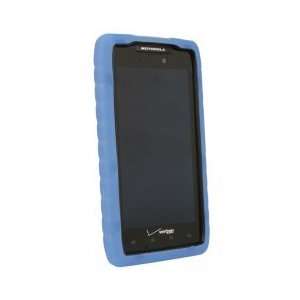  Motorola Razr Maxx Hybrid Case   Black/Blue Cell Phones 