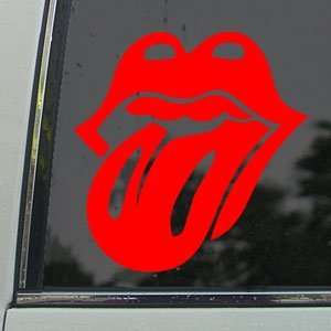  Rolling Stone Rock Band Music Red Decal Window Red Sticker 