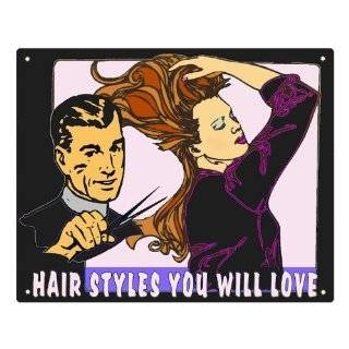 beauty salon Barber shop Sign Hair stylist / retro wall decor