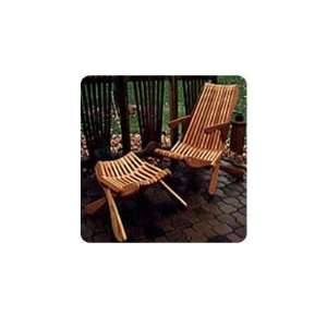 Folding Adirondack Chair Plan (Woodworking Project Paper Plan): Home