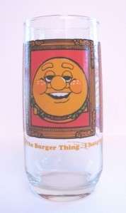 Vintage Burger King Glass Cup 1979 Burger Thing NICE  