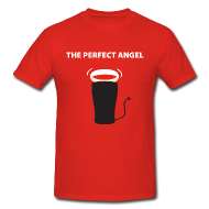 Shirts ~ Mens Heavyweight T Shirt ~ Perfect Angel