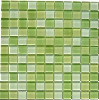 crystal glass mosaic tile 12 x 12 1sqft mounted with fiberglass mesh