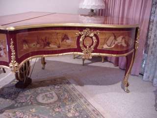 Bluthner Grand Piano Art Case Inlay Matching Bench also Steinway 