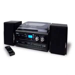 Speed Stereo Turntable with CD System, Cassette and AM/FM Stereo 