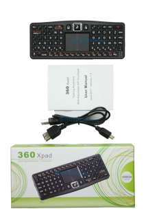New Sensitive wireless keyboard + touchpad for 360 Xpad