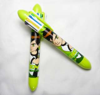 2X Ben 10 multi color Ballpoint Pen and 1 Propelling pencil in one 