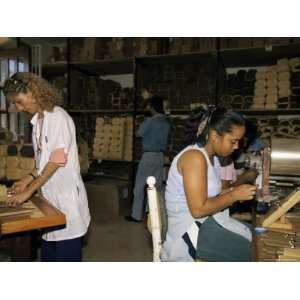 Labelling and Wrapping Cigars, Santo Domingo, Dominican Republic, West 