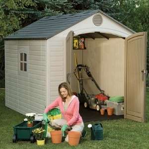 Outdoor Backyard 8 x 10 Garden Storage Shed w/Bonus  