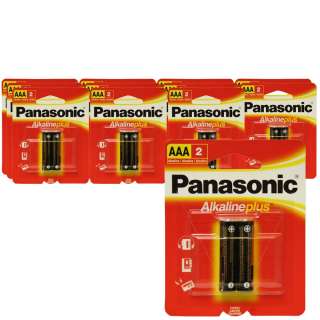 Panasonic ALKALINE PLUS AAA Battery 2pk AM 4PI/C LR3 Bo  