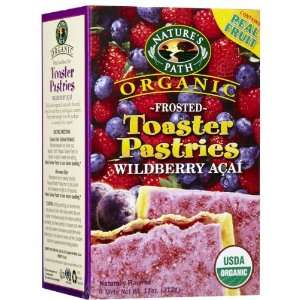 Natures Path Frosted Toaster Pastry, Wildberry Acai, 11 oz, 6 pk 