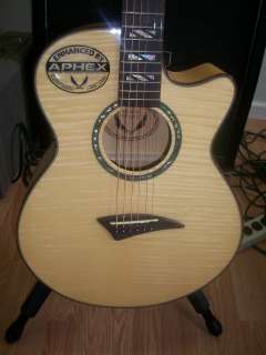 Dean Performer Flame Maple Acoustic/Electric Guitar with Aphex Natural 