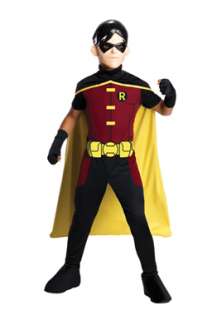 Kids Young Justice Robin Costume Size Large  