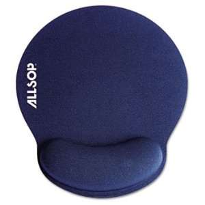  Allsop 30206   Memory Foam Mouse Pad with Wrist Rest, Blue 