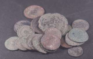 Lot of 20 Uncleaned Ancient Roman Coins  