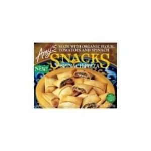 Amys Organic Spinach Pizza Snacks, 6 Oz (Pack of 12)  