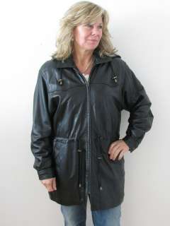   HOODED LADIES PARKA ANORAK JACKET THINSULATE LINED COAT~S/M  