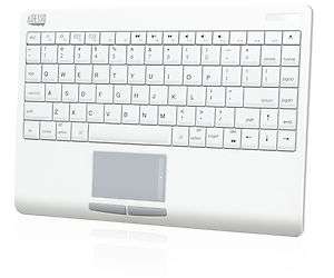   BLUETOOTH Wireless Mini Keyboard w/ Touchpad for MAC computer (White